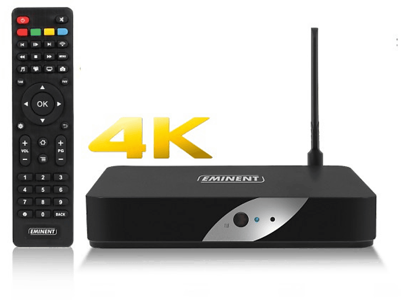 EMINENT Lecteur media 4K TV Streamer LibreELEC Kodi (EM7680)