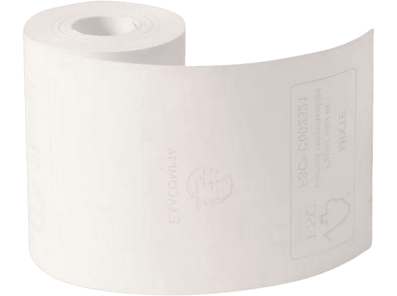 EXACOMPTA Papier thermique SumUp 57 mm x 9 m - 20 pièces (40762E)
