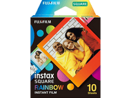 FUJIFILM Instax Instant Square Film Rainbow 10 pièces (B12037)