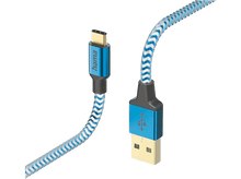 Charger l&#39;image dans la galerie, HAMA Câble USB-A vers USB-C Reflective 1.5 m Bleu (201558)

