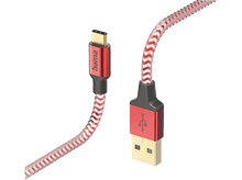Charger l&#39;image dans la galerie, HAMA Câble USB-A vers USB-C Reflective 1.5 m Rouge (201559)
