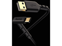 Charger l&#39;image dans la galerie, HAMA Câble USB-A vers USB-C Stand 1.5 m Noir (187213)
