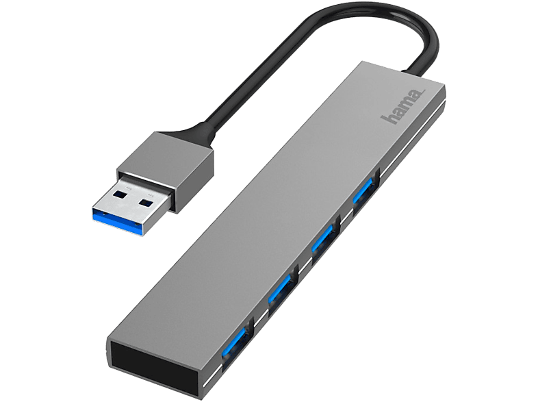 HAMA Hub USB 3.0 4 ports Ultra Slim (200114)