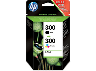 HP 300 Noir - Cyan - Magenta - Jaune