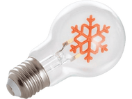 HQ-POWER Ampoule LED Deco Flocon de neige E27 2 W (V-SNOWFL-2W-G)