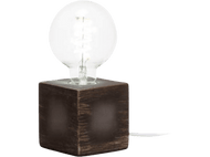 HQ-POWER Socle de lampe Cubique E27 Gris (V-STAND-CUB-GR)