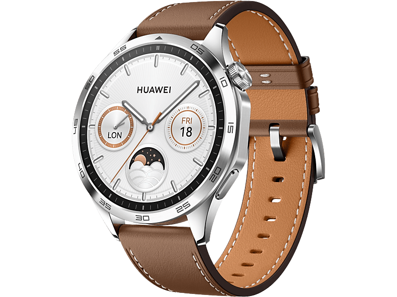 HUAWEI Watch GT 4 46 mm Brown Leather (55020BGW)