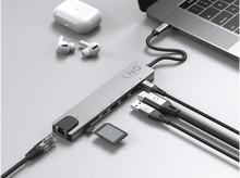 Charger l&#39;image dans la galerie, LINQ Hub USB-C 8 en 1 Multiports (LQ48010)
