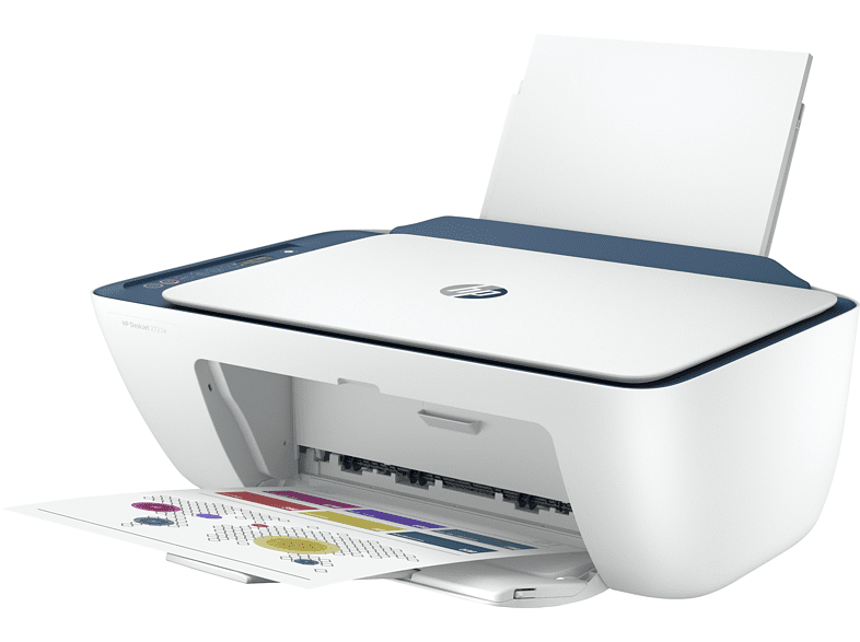HP DeskJet 2820e Imprimante tout en un - Jet d'encre couleur – 3 mois d'Instant  Ink inclus avec HP+ (Photocopie, Scan, Impression, Wifi), Argent,Blanc,  Taille unique : : Informatique