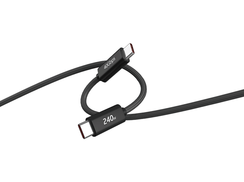ISY Câble USB-C vers USB-C USB 4 1.8 m Noir (IUC-6000)