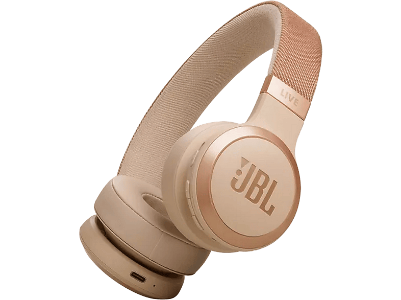 JBL Live 670NC - Casque audio sans fil Beige (JBLLIVE670NCSAT)