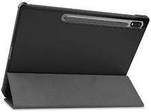 Charger l&#39;image dans la galerie, JUST IN CASE Bookcover Slimline Trifold Galaxy Tab S7 FE Noir (218476)
