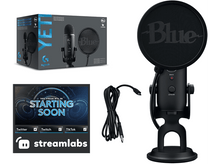 Charger l&#39;image dans la galerie, BLUE MIC Kit Microphone de streaming Yeti Game Blackout (988-000528)
