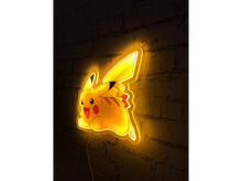 Charger l&#39;image dans la galerie, Lampe murale néon LED Pikachu
