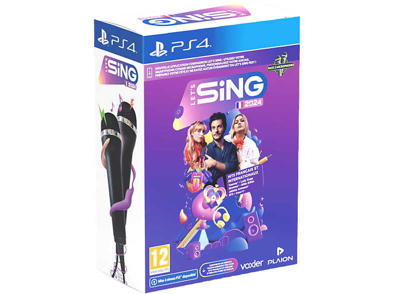 Let's Sing 2024 Hits Français et Internationaux + 2 Micro FR PS4