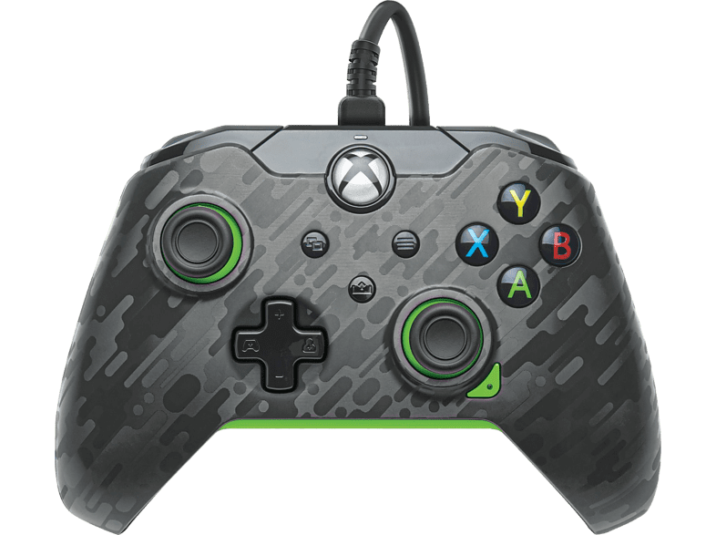 PDP Manette filaire Neon Carbon Xbox Series One / X (049-012-CMGG)