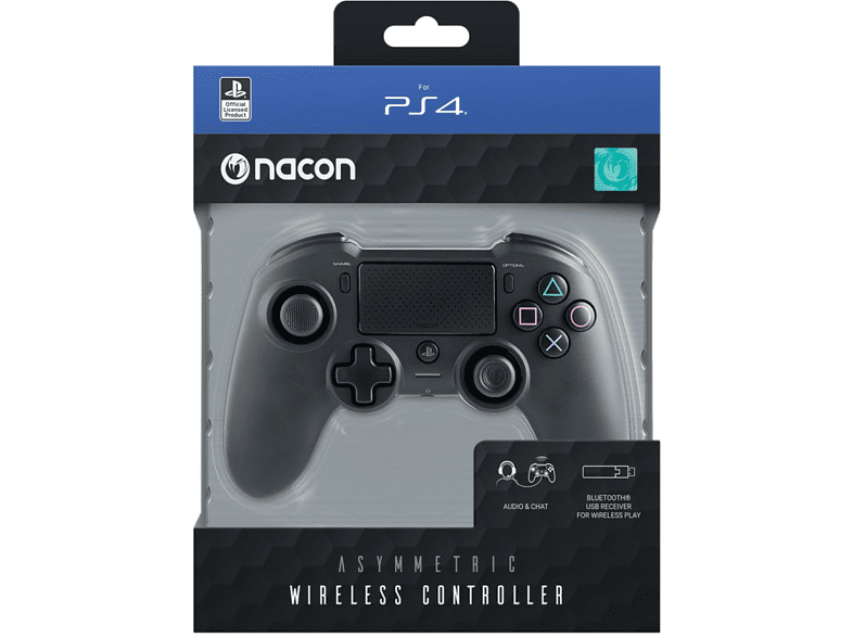 NACON Manette Sans Fil Asymmetric pour PS4 (PS4OFPADWLBLACK) – MediaMarkt  Luxembourg