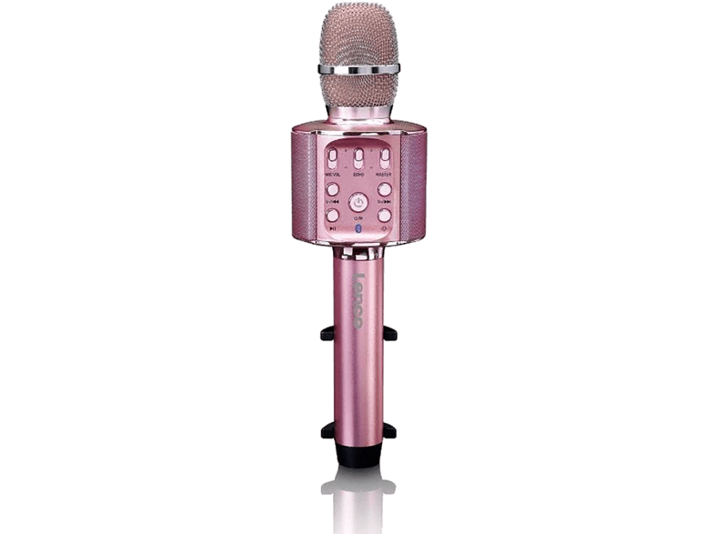 LENCO Microphone karaoké Bluetooth Rose (BMC-090)
