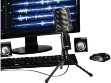 Charger l&#39;image dans la galerie, Microphone MIC-USB Allround PC et ordinateur portable (139906)
