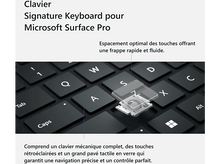 Charger l&#39;image dans la galerie, MICROSOFT Cover clavier Signature pour Surface Pro AZERTY BE Saphir (8XA-00102)
