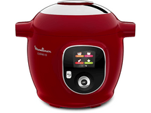 Charger l&#39;image dans la galerie, MOULINEX Multicuiseur Cookeo+ 180 recettes Rouge (CE85B510)
