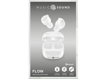 Charger l&#39;image dans la galerie, MUSIC SOUND Ecouteurs sans fil Flow Blanc (BTMSTWSFLOWW)
