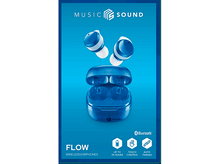 Charger l&#39;image dans la galerie, MUSIC SOUND Ecouteurs sans fil Flow Bleu (BTMSTWSFLOWB)
