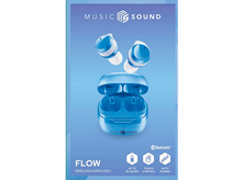 Charger l&#39;image dans la galerie, MUSIC SOUND Ecouteurs sans fil Flow Bleu clair (BTMSTWSFLOWU)
