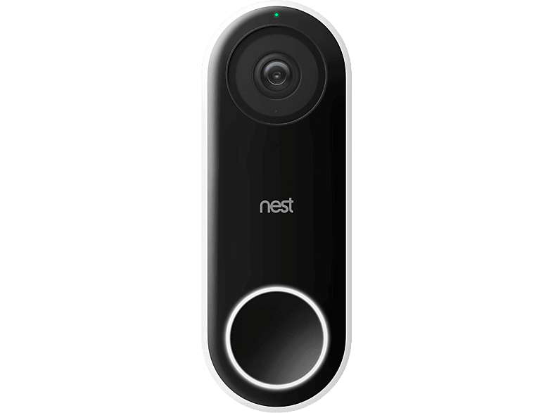 NEST LABS Sonnette vidéo Smart Nest Hello filaire Noir (8VR1S5-SEU0)