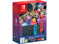 NINTENDO Switch OLED Rouge / Bleu + Mario Kart 8 Deluxe+ 3 mois Nintendo Online (10012401)