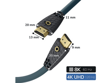 Charger l&#39;image dans la galerie, OEHLBACH Câble HDMI Ultra High-Speed Flex Evolution 8K 1.5 m Bleu (D1C92601)
