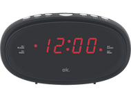 OK Radio-réveil Noir (OCR 210)