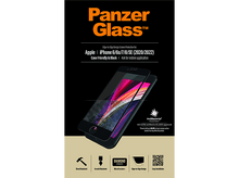 Charger l&#39;image dans la galerie, PANZERGLASS Protection d&#39;écran iPhone 6 / 6s / 7 / 8 / SE 2020 Noir (PZ-2679)
