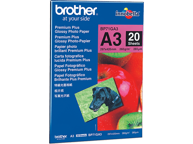BROTHER Papier glacé A3 (BP71GA3)