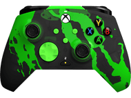 PDP Manette Gaming Rematch - Jolt Green Glow in the Dark - Xbox Series X