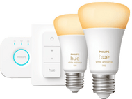 PHILIPS HUE Ampoule Smart White Ambiance E27 8 W - Kit de démarrage (29181200)