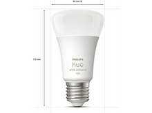 Charger l&#39;image dans la galerie, PHILIPS HUE Ampoule Smart White Ambiance E27 8 W - Kit de démarrage (29181200)
