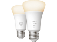 PHILIPS HUE Ampoule Smart White Blanc chaud E27 9 W - 2 pièces (31902800)