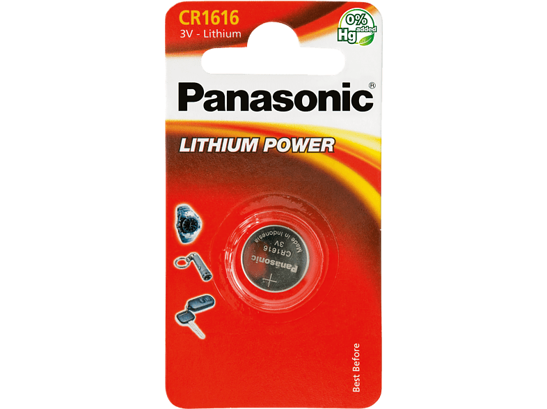 PANASONIC BATTERY Pile CR1616 Lithium Power (106010651)