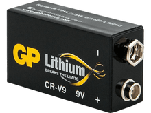 Charger l&#39;image dans la galerie, GP BATTERIES Pile lithium 9V CR-V9 (GPCRV9SDE)
