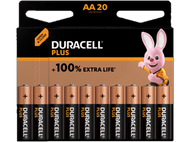 DURACELL Piles AA Alcalines Plus Pack 20 (5000394141056)
