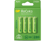 GP BATTERIES Piles AA rechargeables ReCyko 2100 mAh 4 pièces (GP210AAHCEAH-2AGBW4)