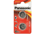 PANASONIC BATTERY Piles lithium CR2025 2 pack