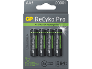 GP BATTERIES Piles rechargeables ReCyko Pro 4 x AA 2000 mAh (GP210AAHCF-2APCWB4)
