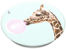 Charger l&#39;image dans la galerie, POPSOCKETS PopGrip interchangeable Bubblegum Giraffe (800398)
