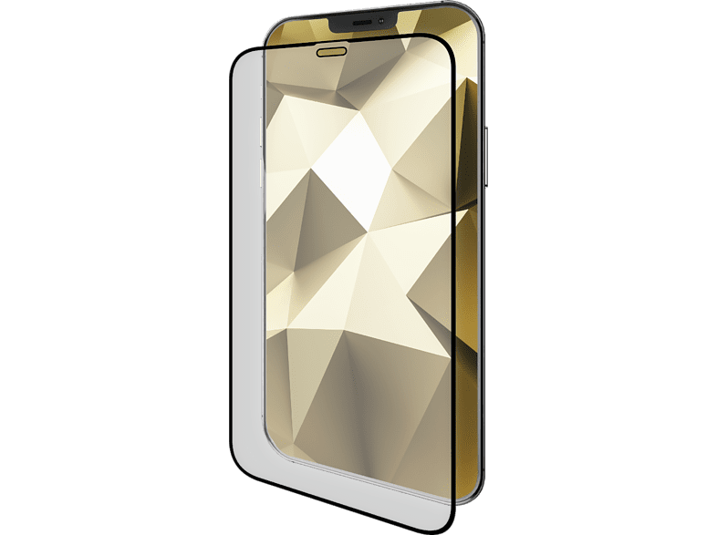 ISY Protection d'écran en verre trempé iPhone 12 / 12 Pro Noir (IPG-5095-2.5D)