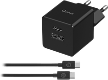 Charger l&#39;image dans la galerie, QWARE Chargeur USB-C pour Switch PD 20 W Noir (QW NSW-2020)

