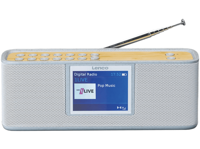 LENCO Radio portable Bluetooth DAB+ (PDR-046GY)