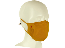 Charger l&#39;image dans la galerie, RED STAR Masque barrière réutilisable Medium Yellow Amber (Non conçu pour usage médical) (20-101M-YA)
