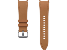 Charger l&#39;image dans la galerie, SAMSUNG Bracelet Hybrid Vegan Leather Band pour Galaxy Watch 4 / 5 / 6 S/M Camel (ET-SHR95SDEGEU)
